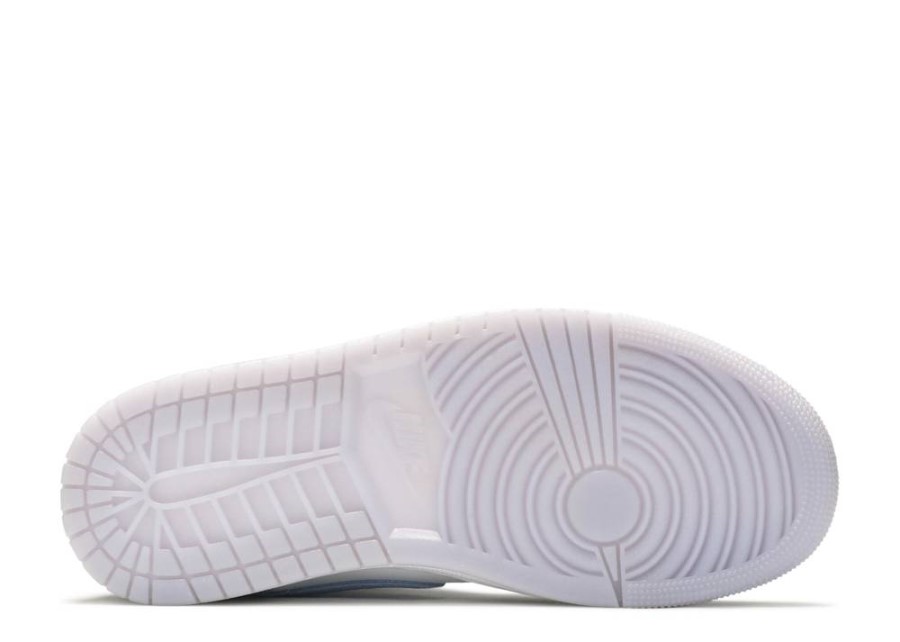 Wmns Air Jordan 1 Mid-wolf Sivi Aluminij