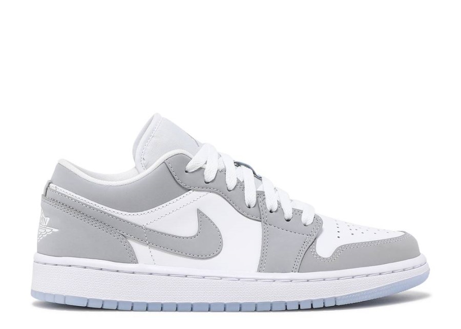Wmns Air Jordan 1 Low' White Wolf Grey