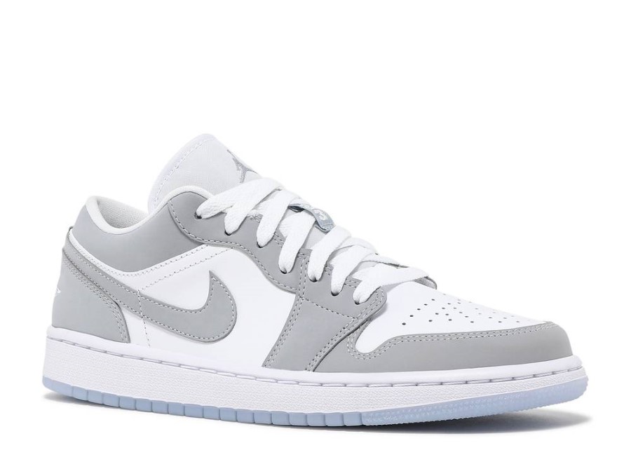 Wmns Air Jordan 1 Low' White Wolf Grey