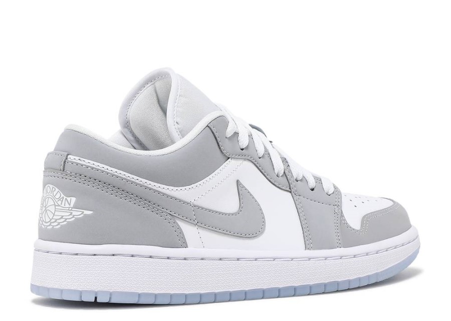 Wmns Air Jordan 1 Low' White Wolf Grey