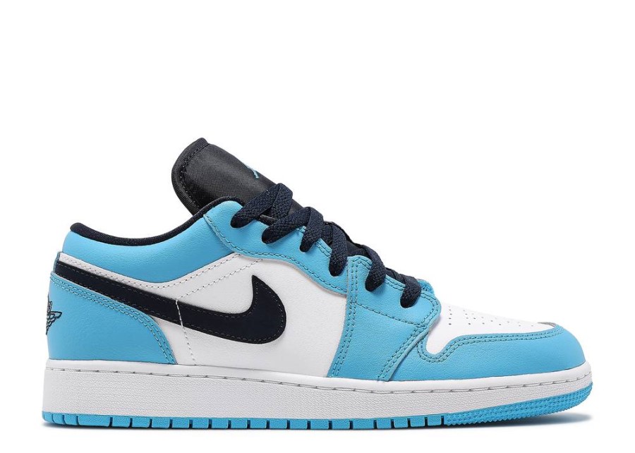 Air Jordan 1 Low Gs Unc White
