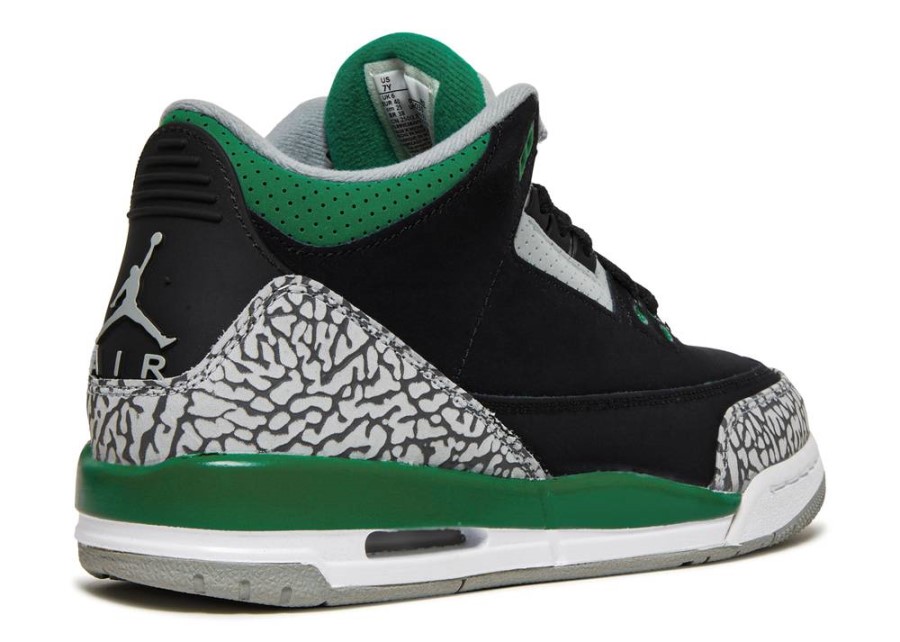 Air Jordan 3 Retro Gs' Bor Zelena