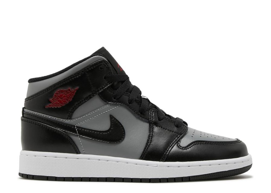 Air Jordan 1 Mid Gs Shadow Black