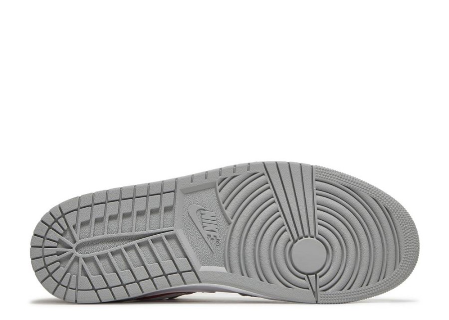 Air Jordan 1 Low Se' Light Smoke Grey Gym Red