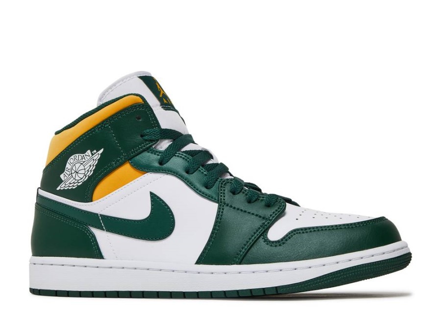 Air Jordan 1 Mid Sonics Noble Green