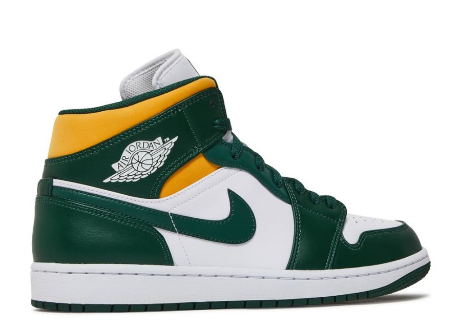 Air Jordan 1 Mid Sonics Noble Green