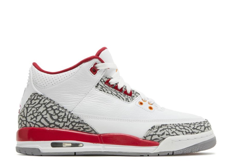 Air Jordan 3 Retro Gs' Kardinal Crvena