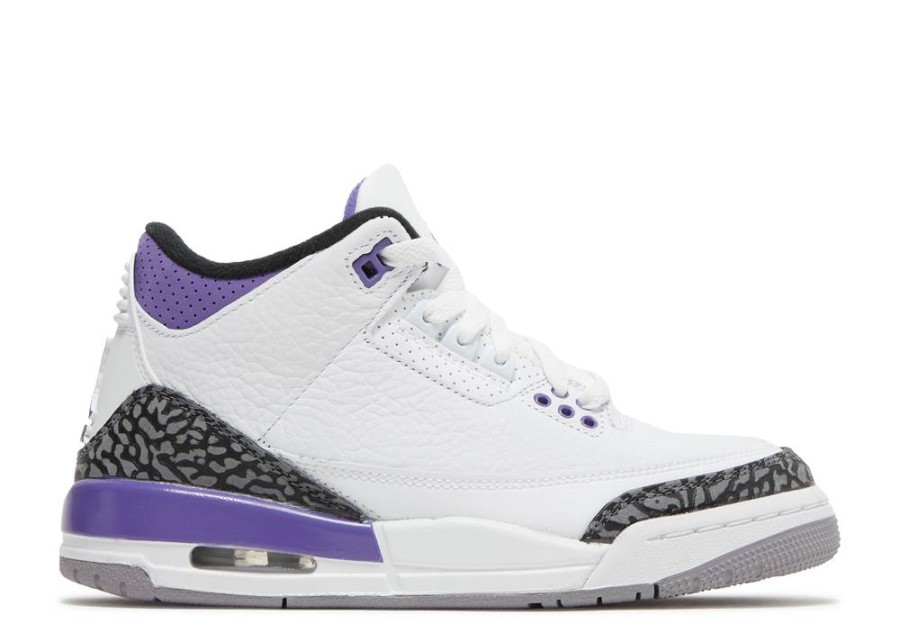 Air Jordan 3 Retro Gs-tamni Iris