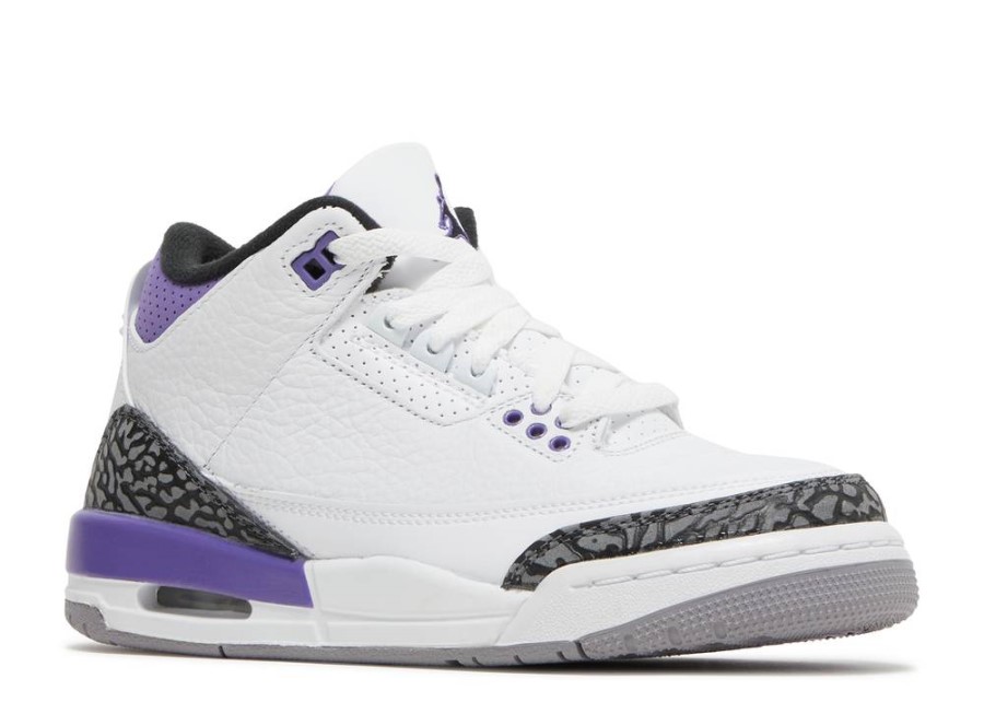 Air Jordan 3 Retro Gs-tamni Iris