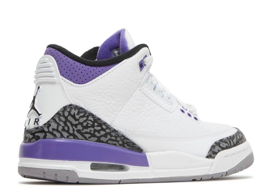 Air Jordan 3 Retro Gs-tamni Iris
