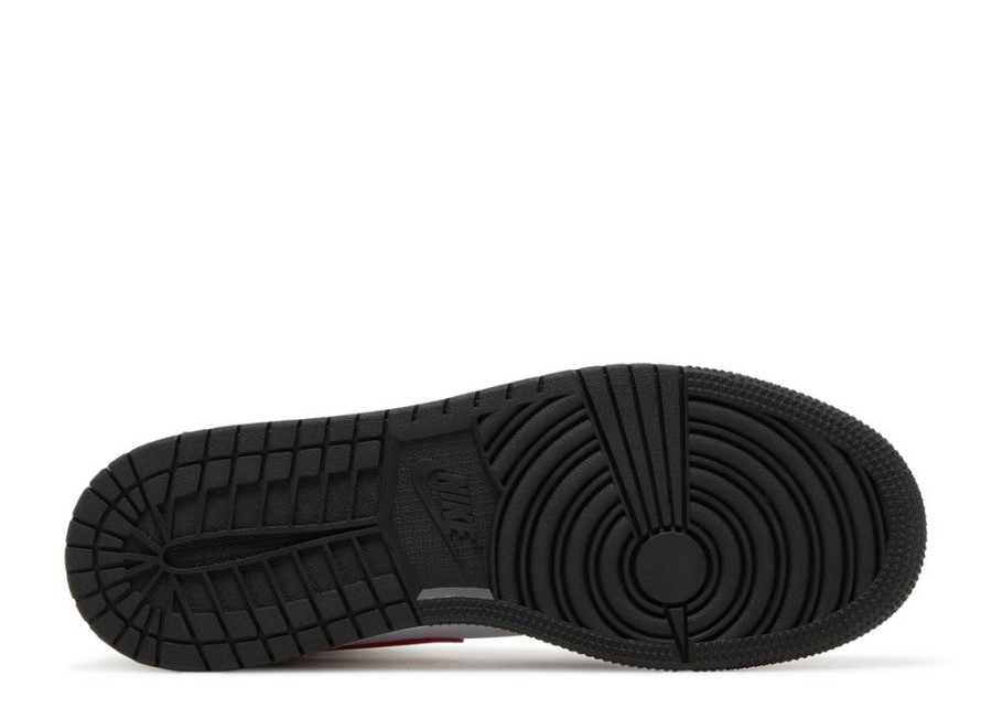 Air Jordan 1 Mid Gs' Black Fire Red