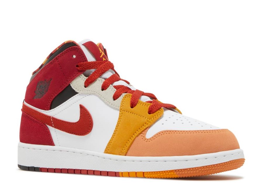 Air Jordan 1 Mid Se Gs Picnic Black