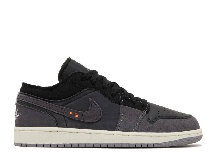 Air Jordan 1 Low Se Craft Iznutra Crna/cementno Siva