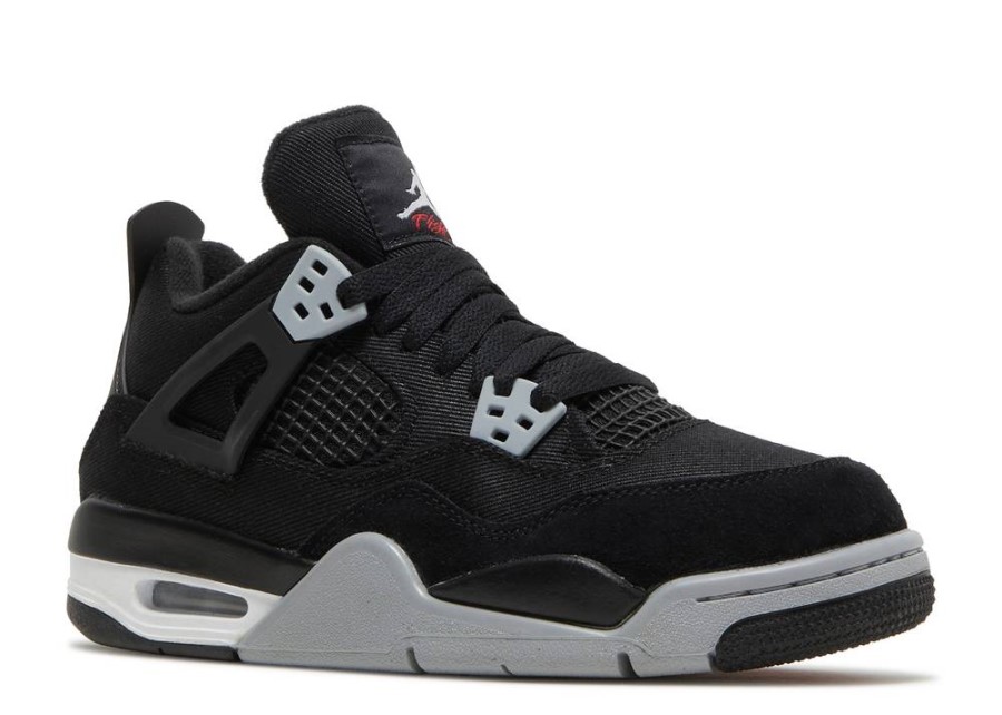 Air Jordan 4 Retro Se Gs-crno Platno