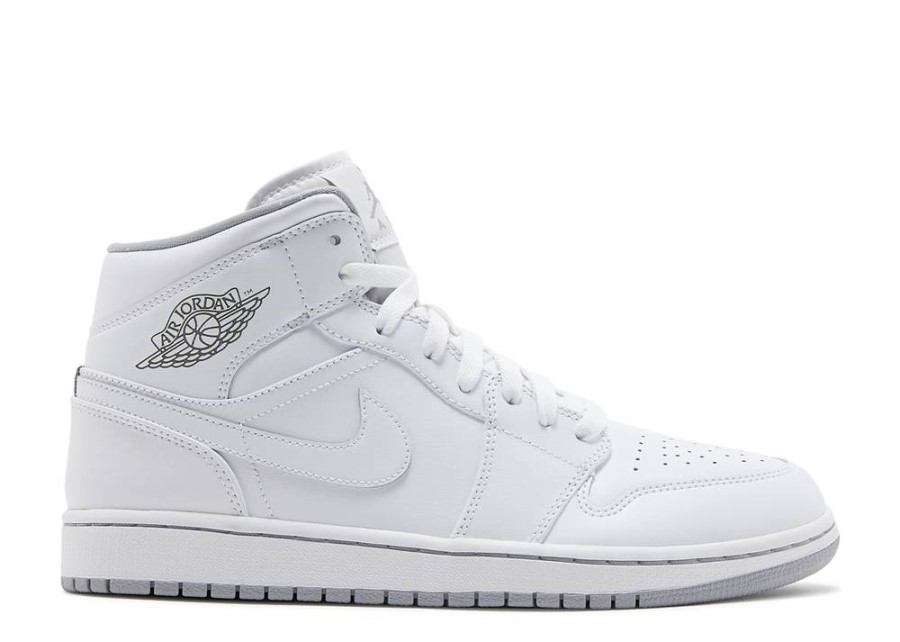 Air Jordan 1 Mid White Wolf Grey