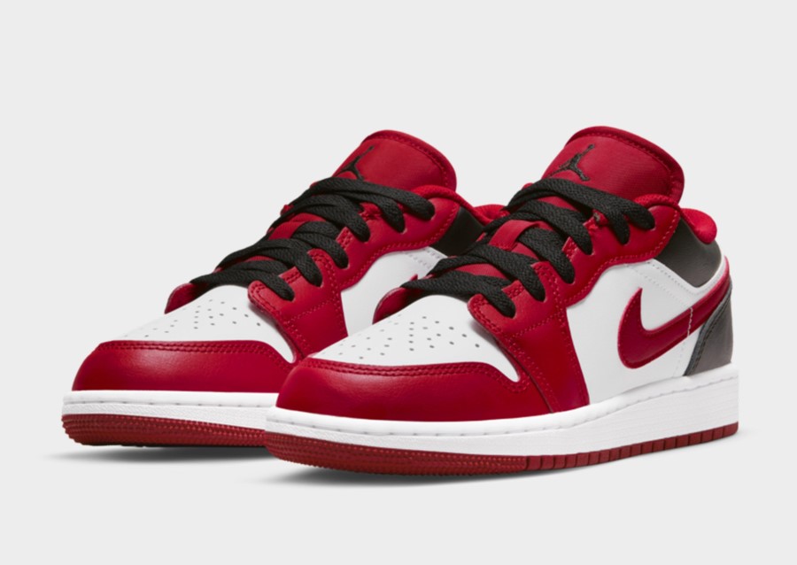Air Jordan 1 Mid ''bulls'' Junior's White