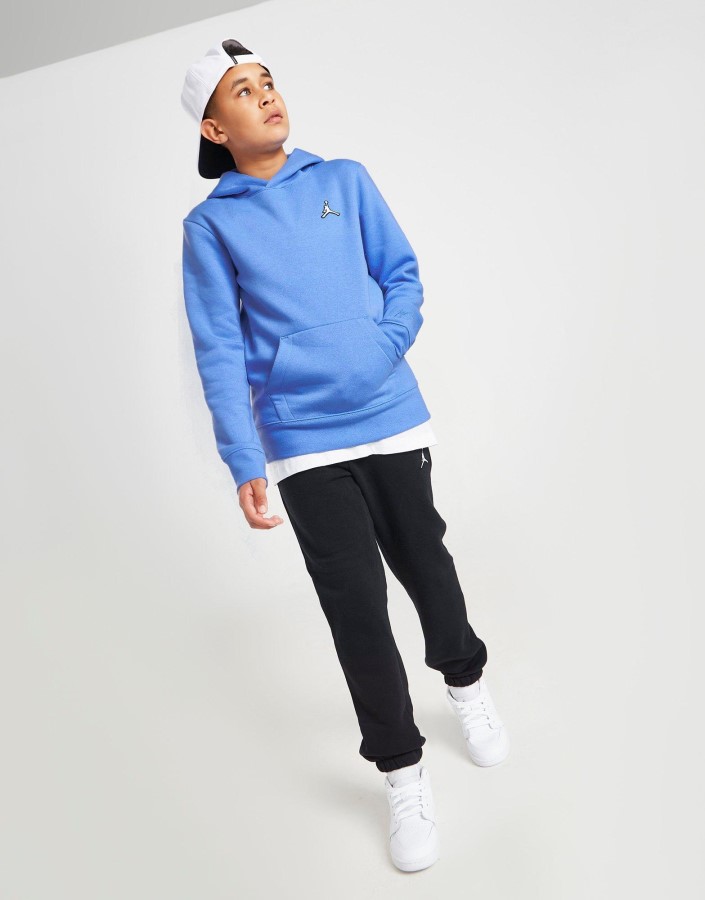 Plava Jordan Esencijalna Majica S Kapuljačom Junior