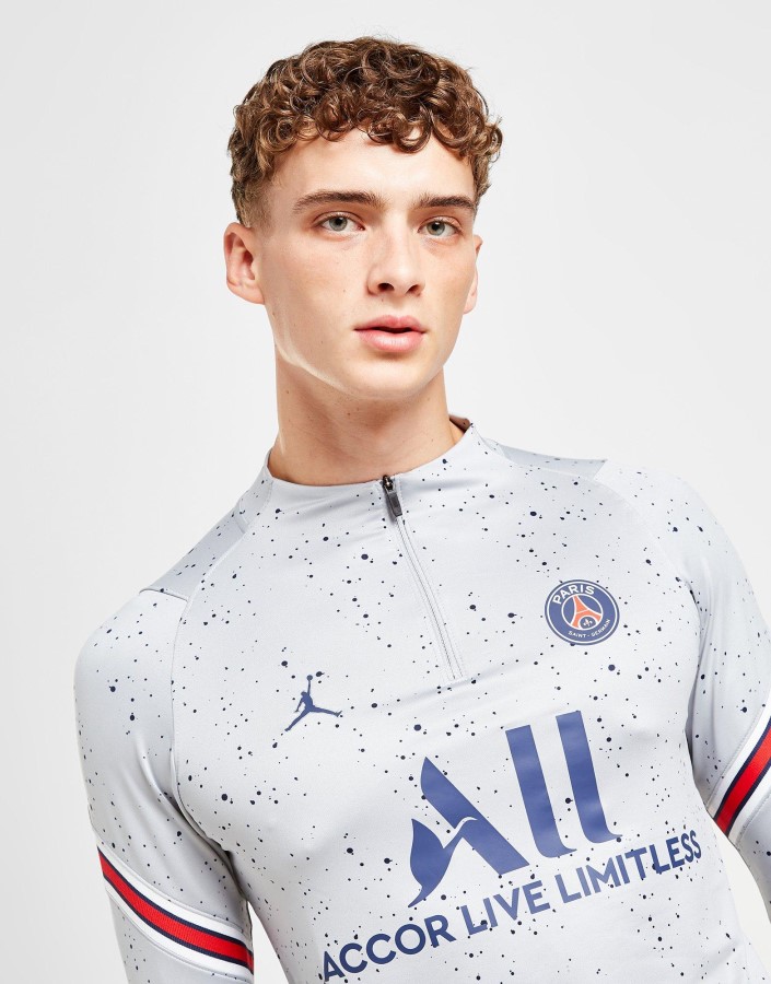 Sivi Jordan Paris Saint Germain Strike Drill Top