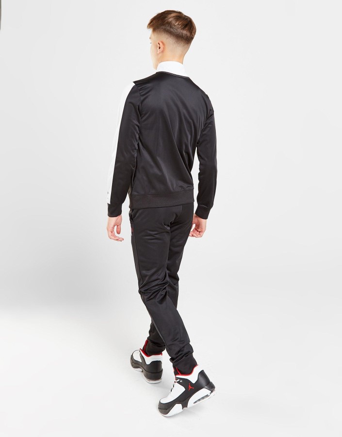 Jordan 1/2 Zip Triko Trenirka Junior Crna