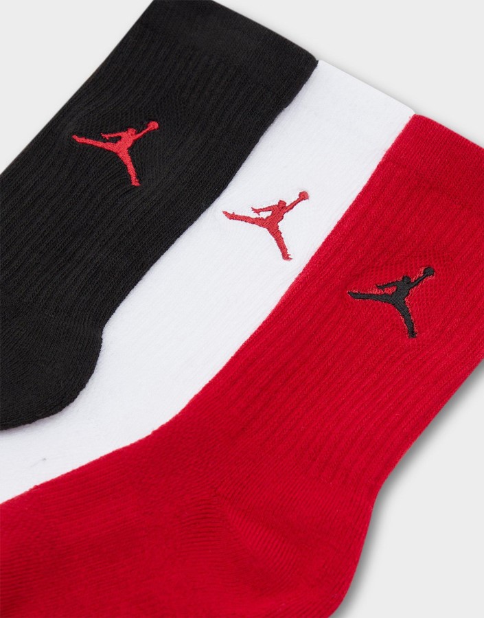 Jordan 3 Paketa Crew Socks Junior Multi