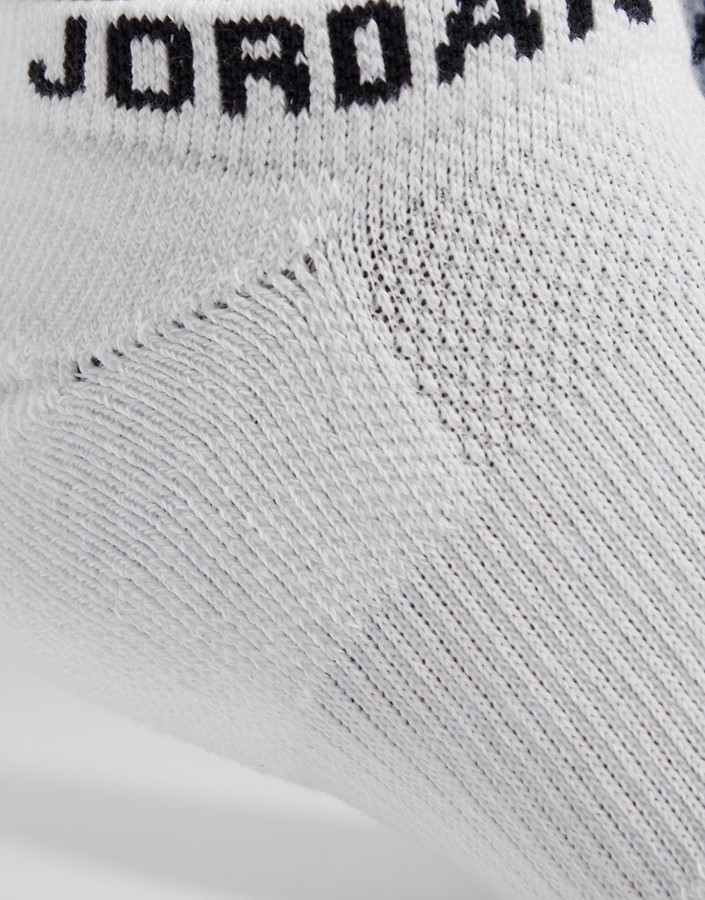 Jordan 3 Paketa Dri-fit No-show čarapa Bijele Boje