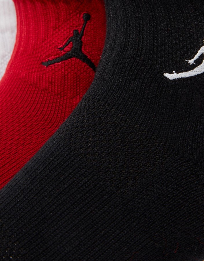 Jordan 3-pack Drift Niske čarape Crne