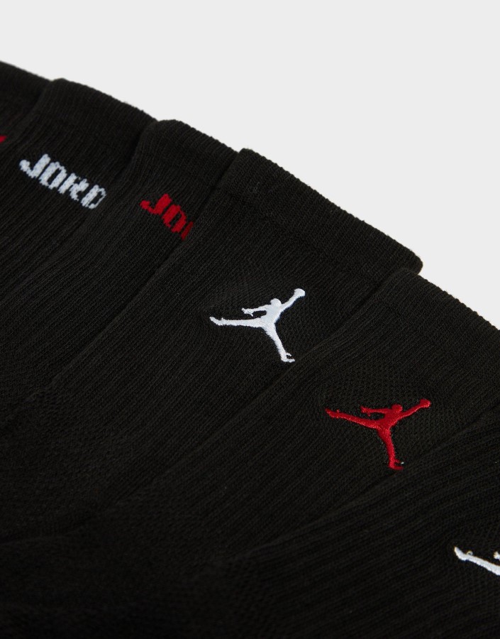 Jordan 6-pack Crew Socks Junior Black