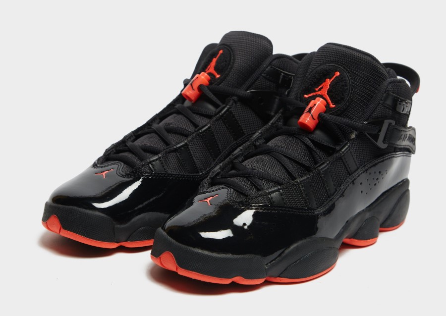 Jordan Aj 6 Prstenova Junior Black