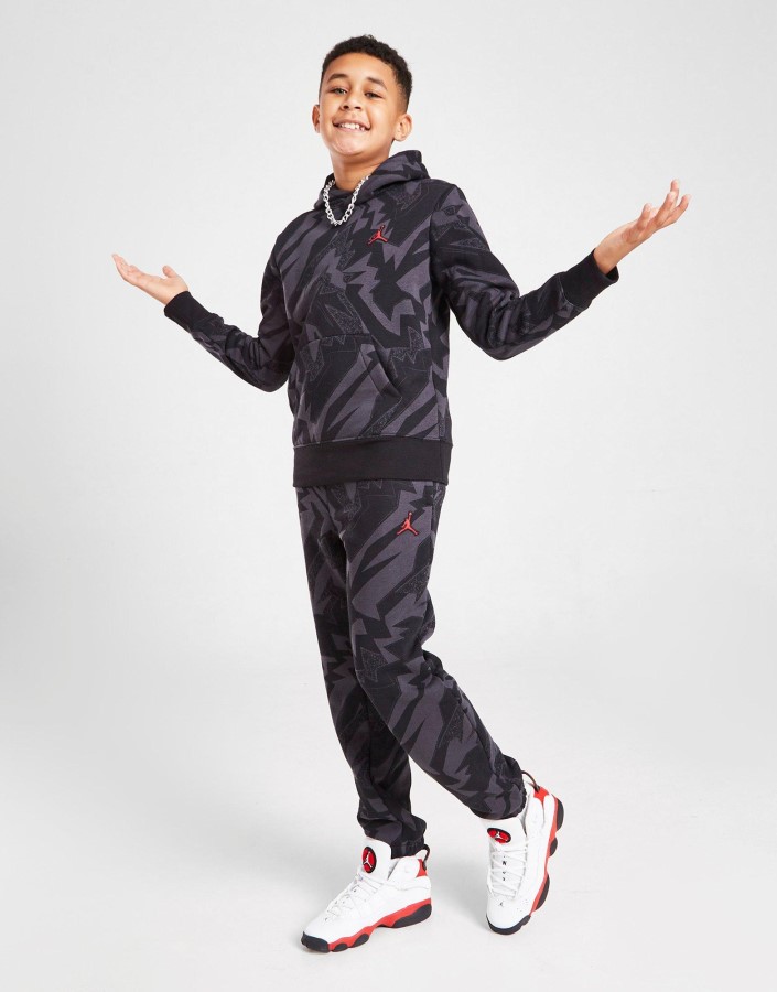 Jordan All Over Essential Hoodie Junior Black