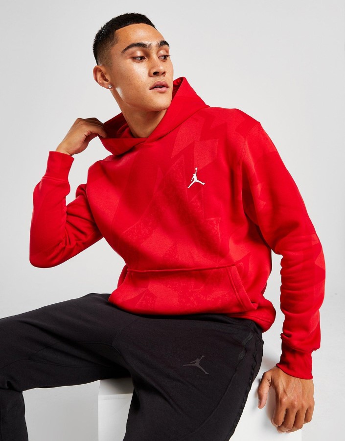 Jordan Sveobuhvatna Majica S Kapuljačom Crvena