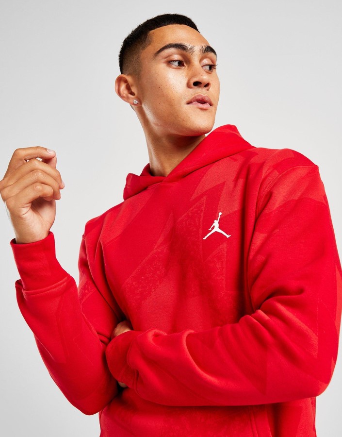 Jordan Sveobuhvatna Majica S Kapuljačom Crvena