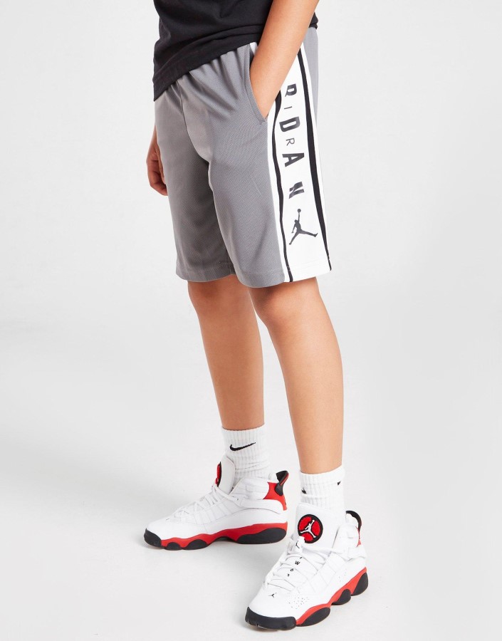 Jordan Košarkaške Kratke Juniorske Sive