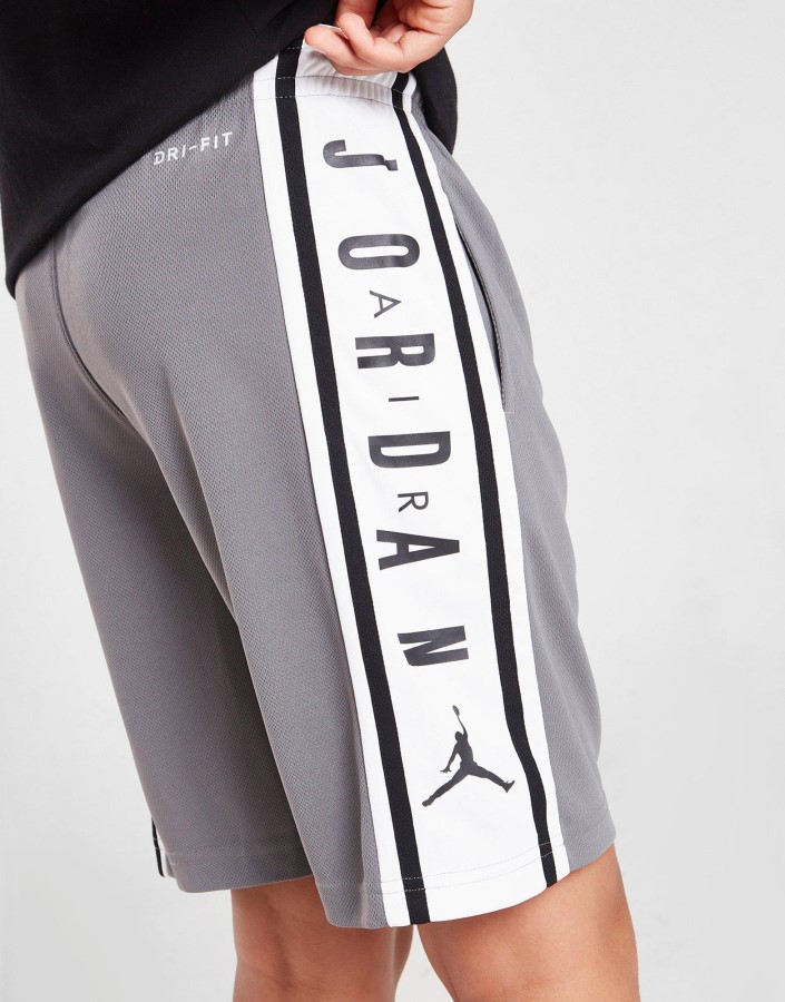 Jordan Košarkaške Kratke Juniorske Sive