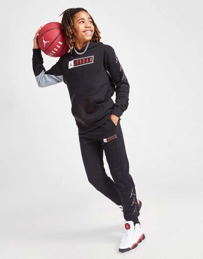 Jordan Box Repeat Joggers Junior Black