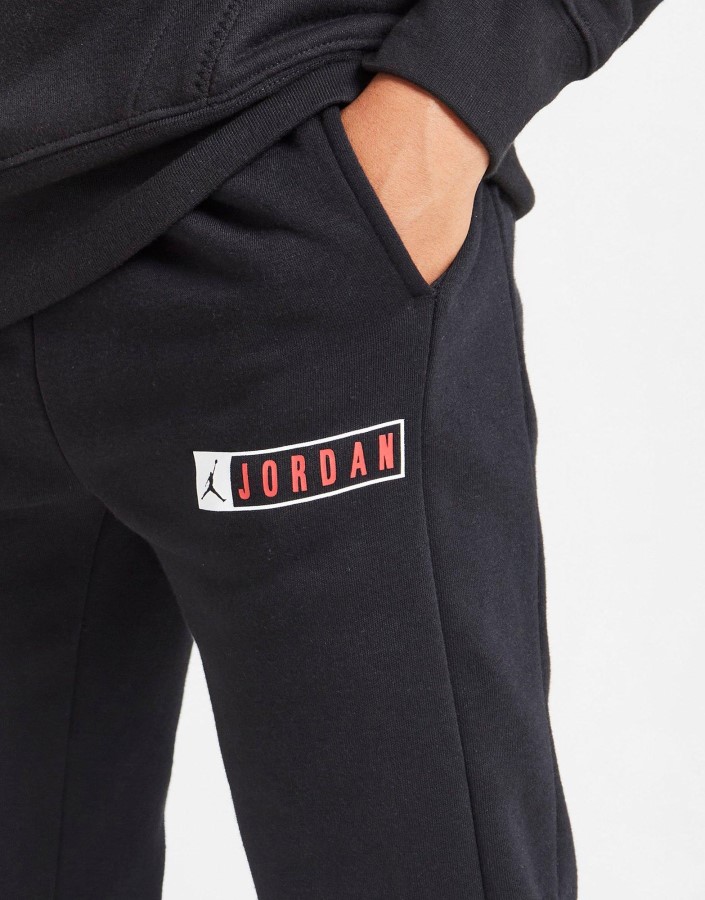 Jordan Box Repeat Joggers Junior Black