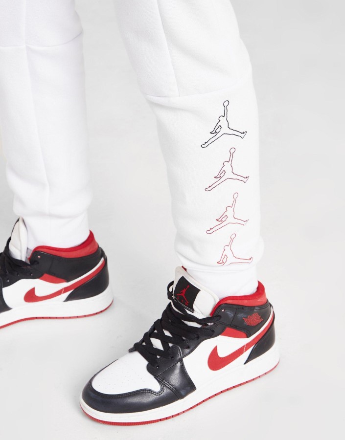 Jordan Box Repeat Joggers Junior White