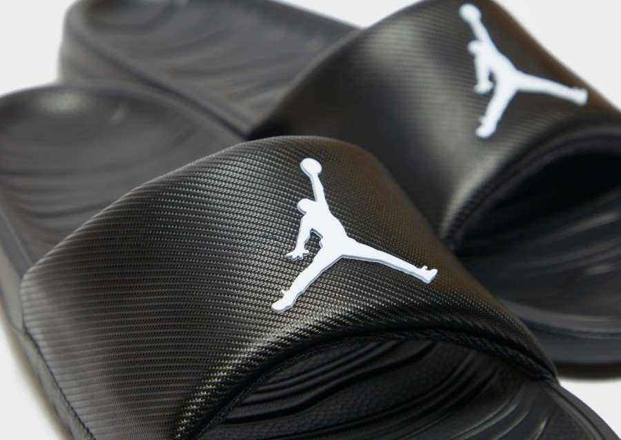 Jordan Break Slides Black