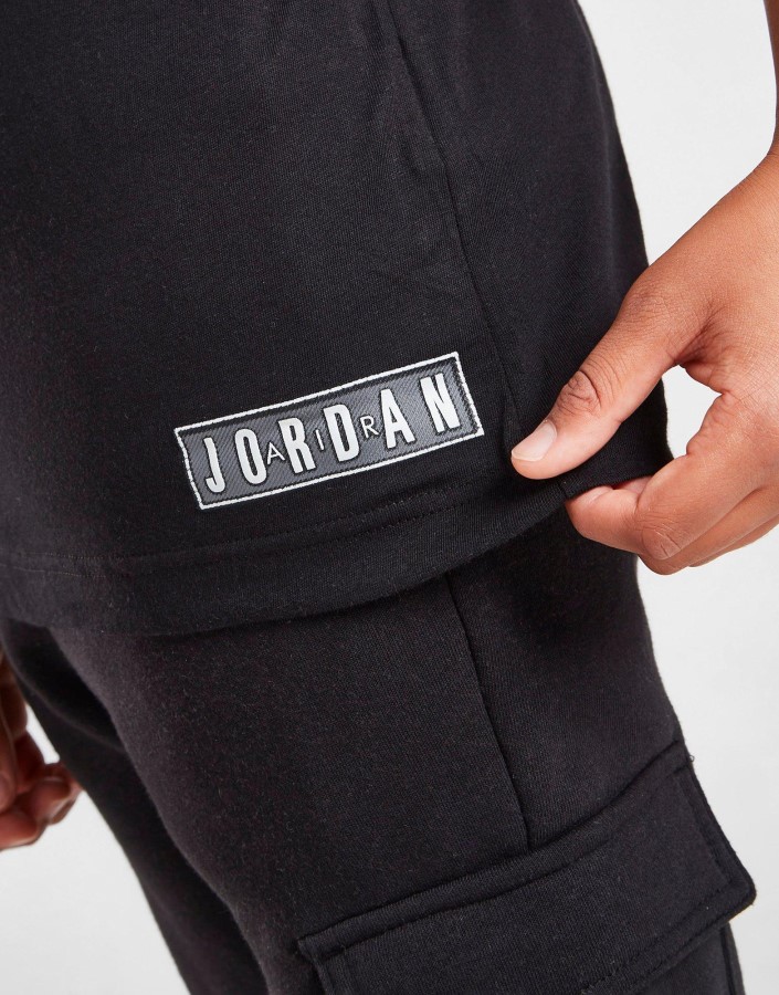 Jordan Camo Box Majica Kratkih Rukava Junior Crna