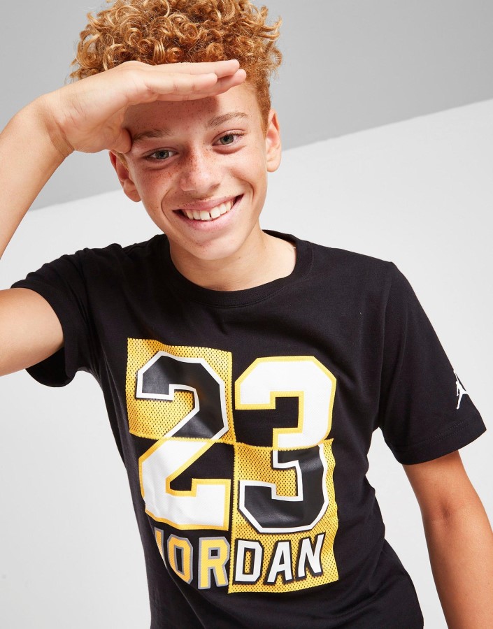 Jordan Collegiate 23 Majica Kratkih Rukava Junior Crna