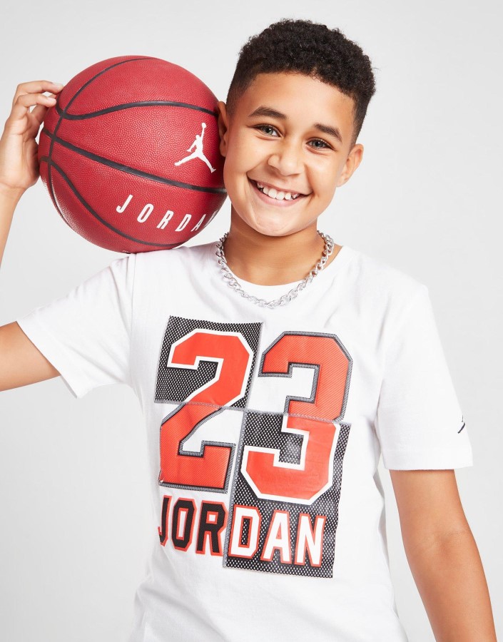 Jordan Collegiate 23 Majica Kratkih Rukava Junior Bijela