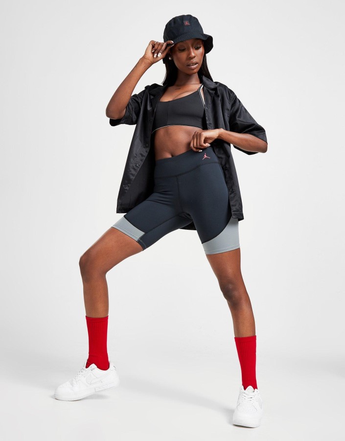 Jordan Color Block Ciklus Kratke Hlače Crne