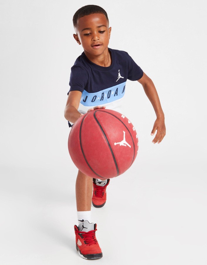 Jordan Color Block Majica/kratke Hlače Dječji Plavi Set
