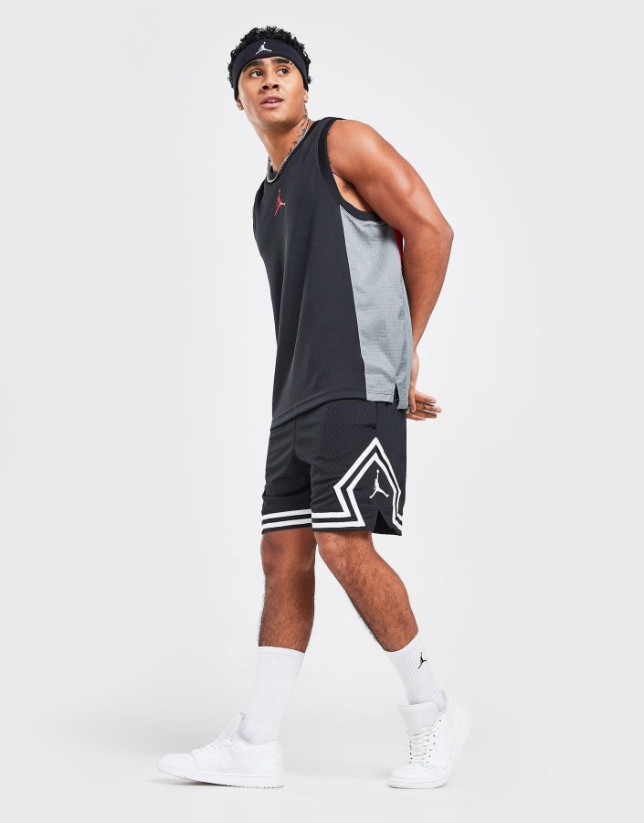 Jordan Dijamantne Kratke Hlače Crne