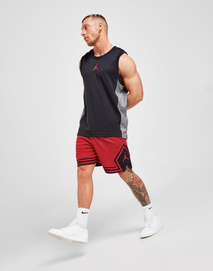 Jordan Diamond Kratke Hlače Crvene