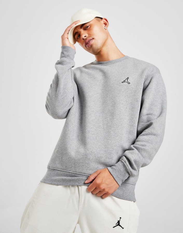 Jordan Essential Crew Trenirka Siva