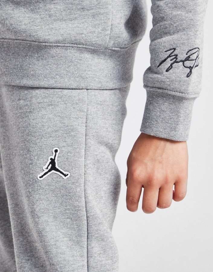 Jordan Esencijalna Flis Trenirka S Punim Patentnim Zatvaračem Dječja Siva