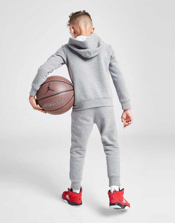 Jordan Esencijalna Flis Trenirka S Punim Patentnim Zatvaračem Dječja Siva