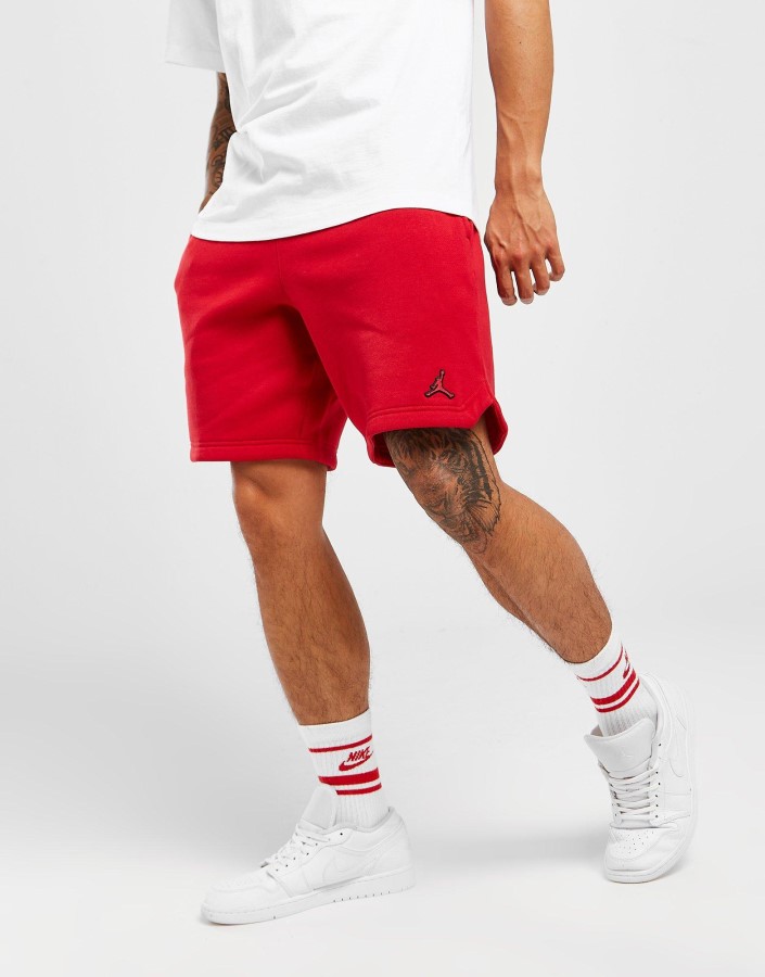 Jordan Esencijalne Kratke Hlače Od Flisa Crvene