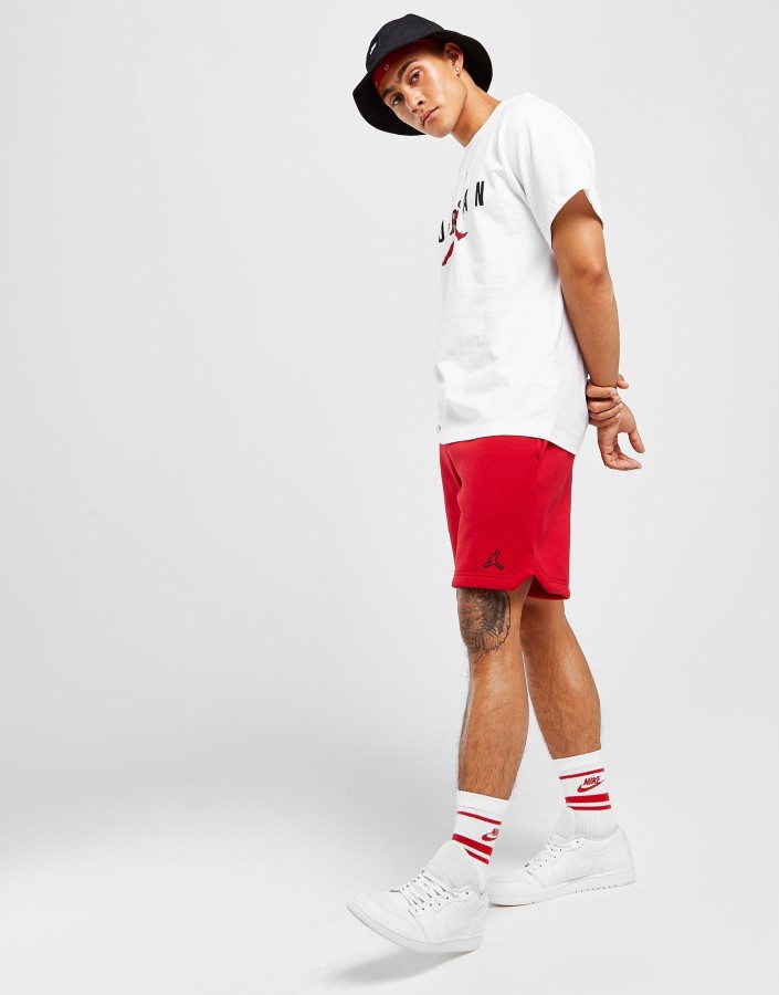 Jordan Esencijalne Kratke Hlače Od Flisa Crvene