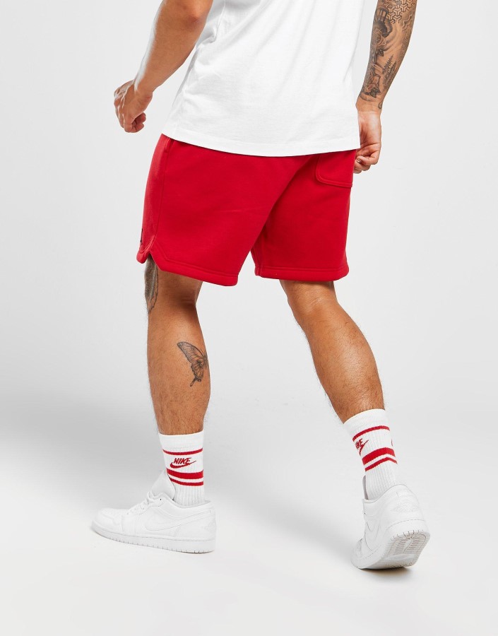 Jordan Esencijalne Kratke Hlače Od Flisa Crvene